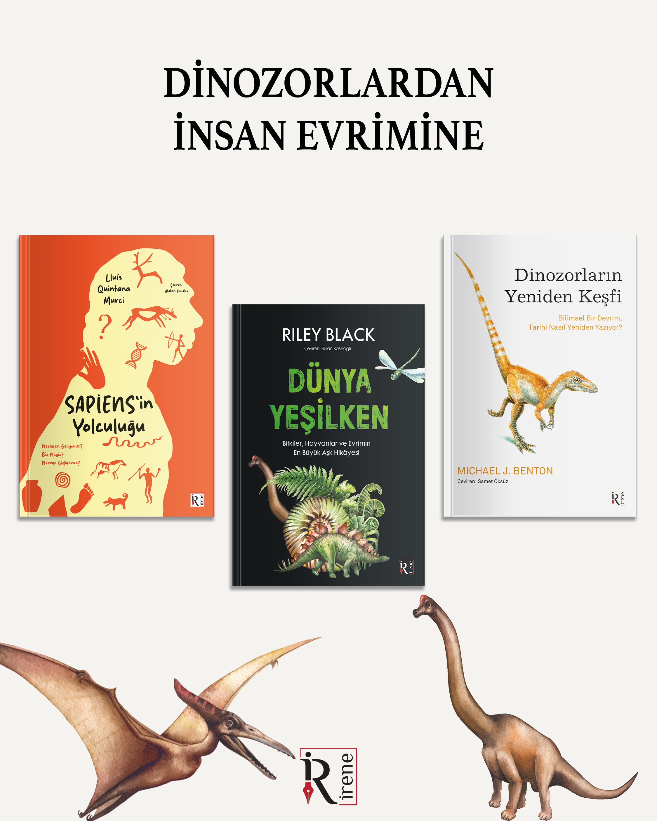 Dinozordan İnsan Evrimine (3 Kitap)